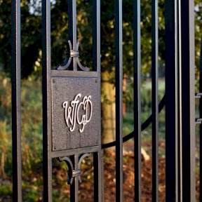 Rushmore Park Gates Close-up